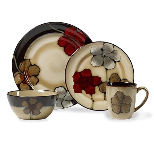 Pfaltzgraff Painted Poppies Dinnerware Set