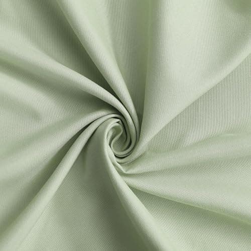 Homechoice Decor Sage Ruffle Shower Curtain, Vintage Handcrafted Bow Tie Bath Curtain for Master Bathroom, Ruched Microfiber Bathroom Curtain with 12 Buttonholes, 72" W x 72" H (LQ-10) thumbnail 7