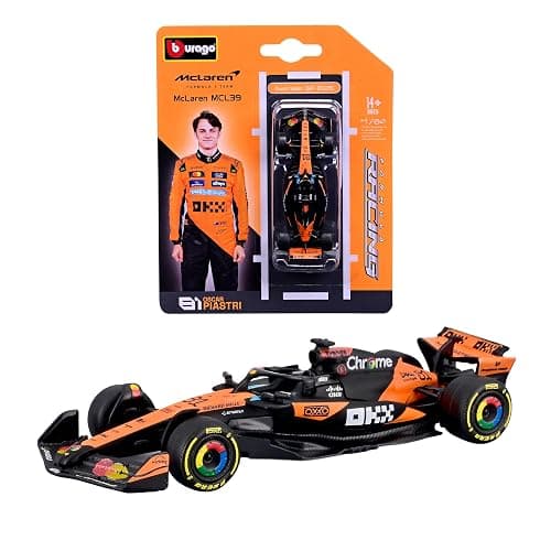 Bburago - F1 McLaren F1 MCL39 2025#81 Oscar Piastri, Auto Diecast in Scala 1:64, Replica Dettagliata Monoposto Formula 1, Colori Ufficiali McLaren, Blister da Collezione, Età Consigliata 14+ Anni - Image 1