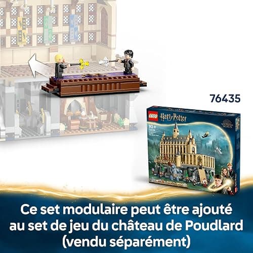 LEGO Harry Potter Le château de Poudlard : Le Club de Duel - Jeu de Construction avec 4 minifigurines Collector Dont Malefoy, Lockhart & Rogue - Jeu de rôle pour garçons et Filles dès 8 Ans 76441 thumbnail 8