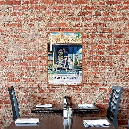 E1042 The Stranger by The Shore Anime Manga Poster 8 X 12 Inches - Retro Vintage Metal Tin Sign for Home Bar Pub Garage Decor Movie Gifts_1 thumbnail 8