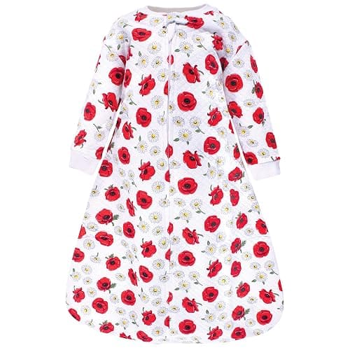 Hudson Baby Unisex Baby Premium Quilted Long Sleeve Sleeping Bag and Wearable Blanket - Image 1