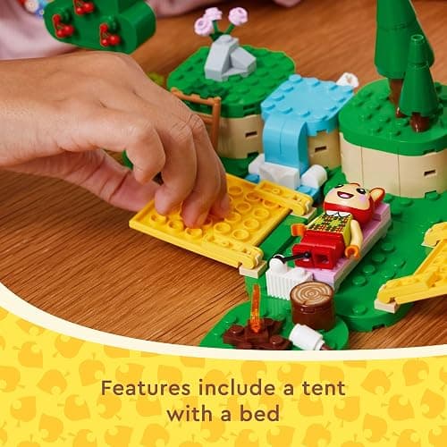 LEGO Animal Crossing Bunnie’s Outdoor Activities Buildable Creative Playset for Kids, Includes Video Game Toy Minifigures Tent and Rabbit, Animal Crossing Toy for Girls and Boys Aged 6 and Up, 77047 thumbnail 3