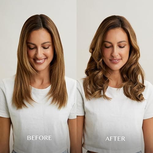 Kristin Ess 3-in-One Titanium Hair Straightener and Curler 2 in 1 Combo + Waver for Women - 1 1/4" - 440 Degrees - Professional Ionic Dual Voltage Flat Iron + Travel Cap - Frizzy, Curly + Thick Hair thumbnail 5