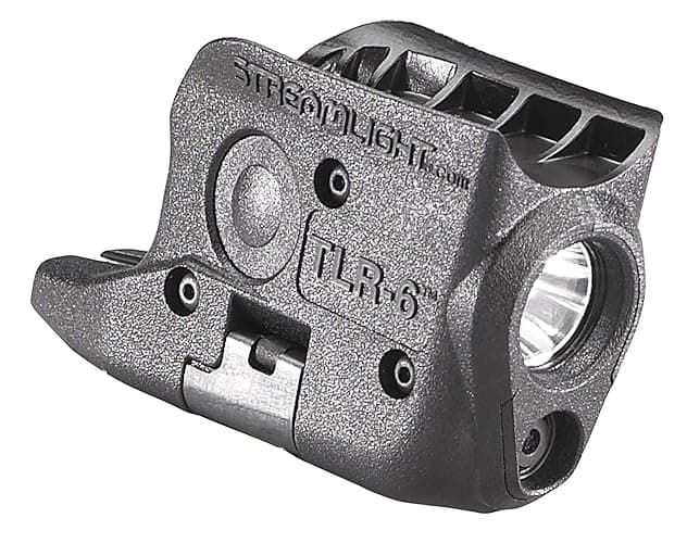 Streamlight 69270 TLR-6 100-Lumen Tactical Weapon Light with Integrated Red Aiming Laser Designed Exclusively and Solely for Glock 42/43/43X/48 (No Rail or MOS), Black thumbnail 9