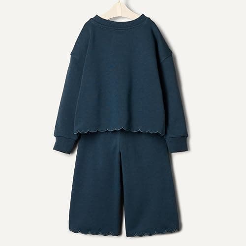Amazon Essentials x Sofia Grainge Toddlers and Baby Girls' French Terry Pant and Top Set thumbnail 5