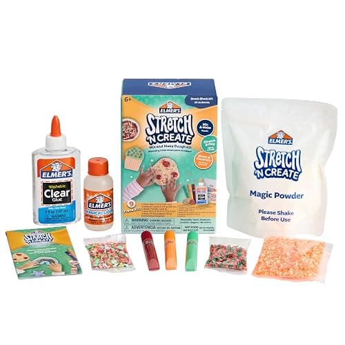 Elmer’s Stretch 'N Create Dough Kit, 3 Ways to Play, Snack Shack Kit, 9 Count - Perfect for Birthday Party Gift, School Classroom Activity, Kids Craft Summer Fun thumbnail 3