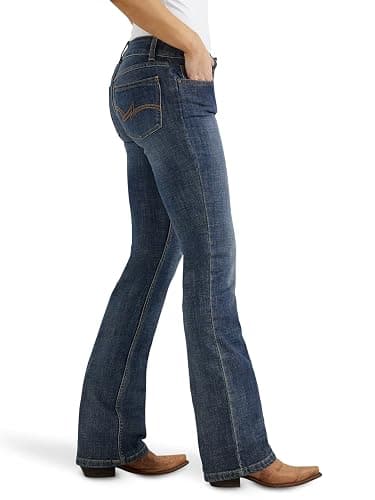 Wrangler Women's Western Mid Rise Stretch Boot Cut Jean thumbnail 3
