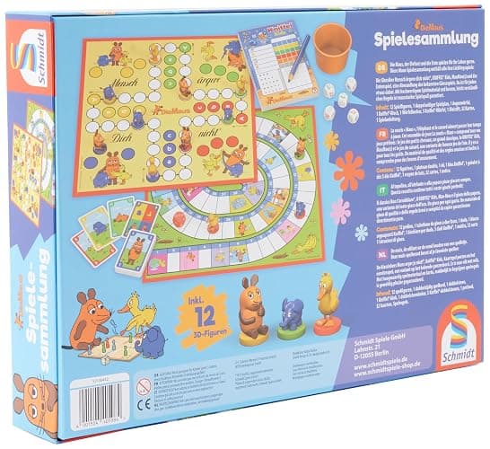 Schmidt Spiele 40598 Die Maus, Spielsammlung, Bunt, Meerkleurig thumbnail 4