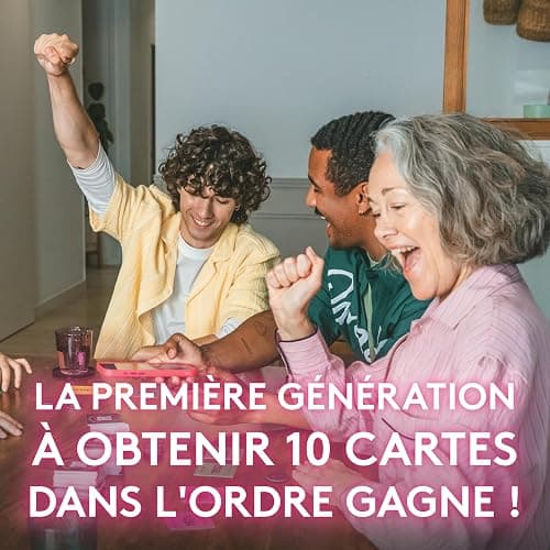 Hitster - Clash des Générations – Jeu de Société - 2-10 Joueurs - 16 Ans + | Jeu Musical avec 420 Hits, 3 Epoques - Vinyle, Cassette, Streaming - Jeu de Cartes - Soirées, Famille, Adultes - 30 Min, FR thumbnail 7