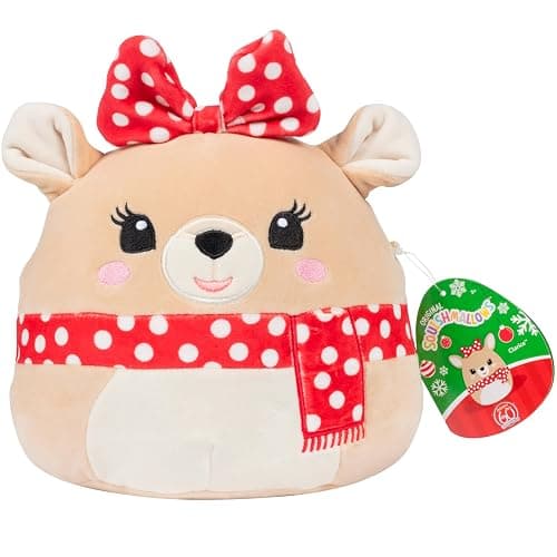 Squishmallows Original 8-Inch Clarice - Rudolph The Red Nosed Reindeer - Official Jazwares Christmas Plush - Collectible Soft & Squishy Stuffed Animal Toy - Gift for Kids, Girls & Boys - Image 1