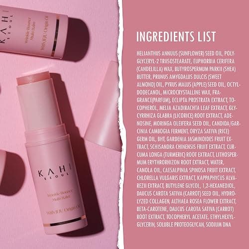 KAHI Wrinkle Bounce Multi Balm Stick | PDRN Collagen Wrinkle Stick | Korean Skin Care |All-in-One Hydrating Lip Balm Eye Cream Neck Cream Make Up Base & Face Mist Moisture Balm thumbnail 9