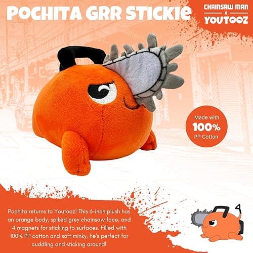 Pochita Grr Stickie (6in) thumbnail 7