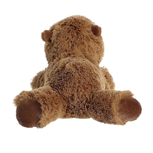 Aurora Mini Flopsie 9" Charlie Capybara Adorable Stuffed Animal | Compact tummy-lying animals with bean-filled stability thumbnail 7