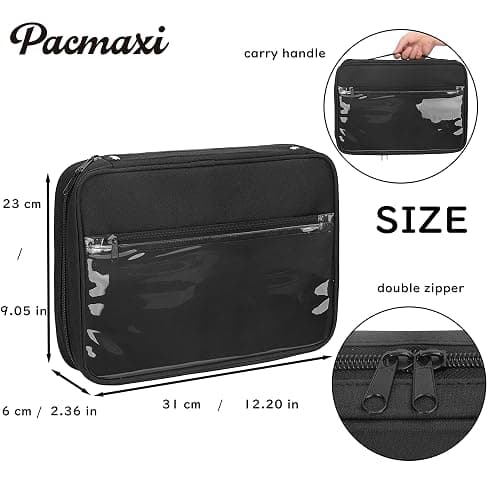 Enamel Pin Display Pages Pin Carrying Case, Pins Collection Storage Organizer Case, Travel Brooch Pin Display Bag (Pins Not Included) thumbnail 5