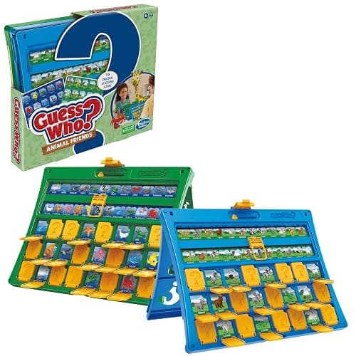 Hasbro Gaming Guess Who? Animal Friends Game | 2 Double-Sided Animal Sheets | 2-Player Board Games for Kids | Back to School Gifts | Ages 6+ (Amazon Exclusive) thumbnail 7