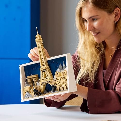 LEGO Architecture Parigi – La Città dell’Amore - Modellino da Costruire per Adulti Fai da Te - Decorazione per Casa o da Parete 3D con Paesaggio Parigino tra cui la Torre Eiffel - Idea Regalo - 21064 thumbnail 6