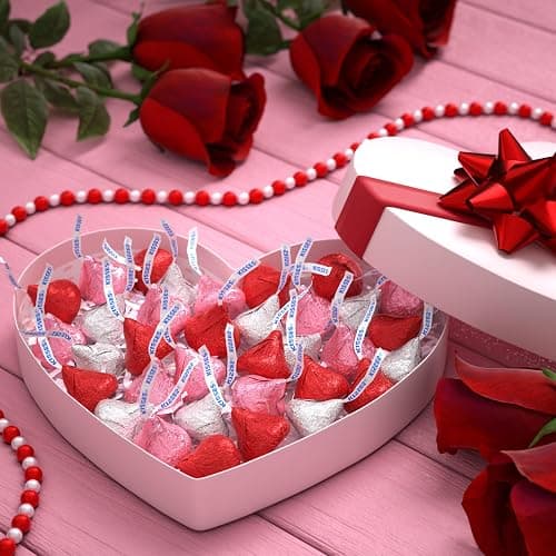 HERSHEY'S KISSES Milk Chocolate, Valentine's Candy Bag, 10.1 oz thumbnail 5