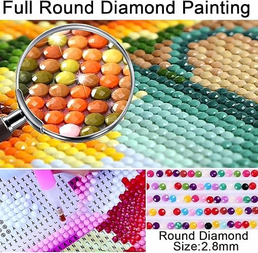 IREDLII Adult Diamond Painting Set, Anime Character Diamond Painting Set 5D Beginner Art Set DIY Full Dot Crystal Craft Set Home Wall Decoration Gift 16x20 inches thumbnail 5