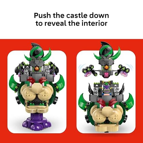 LEGO Super Mario Prince Florian & Castle Bowser Building Toy - Pretend Play Set for Boys & Girls, Ages 9+ - Building Blocks for Kids W/Digital Action & 4 Toy Figures - Gift Idea for Birthdays - 72042 thumbnail 3