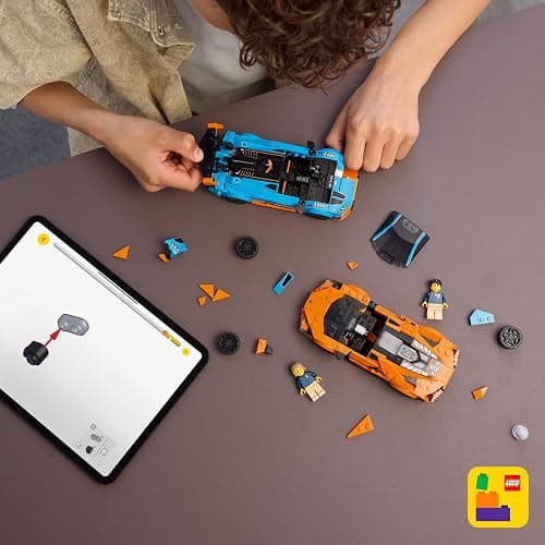 LEGO Speed Champions Lamborghini Revuelto & Huracán STO Car Toys - Building Toy for Pretend Play for Boys & Girls, Ages 10+ - Model Car Kit Display - Gift Idea for Kids - 77238 thumbnail 6