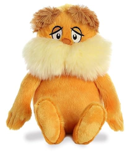 Aurora® Whimsical Dr. Seuss™ The Lorax Stuffed Animal - Officially Licensed Plush for Imaginative Play - Perfect for Kids and Adults - Orange 11 Inches thumbnail 4