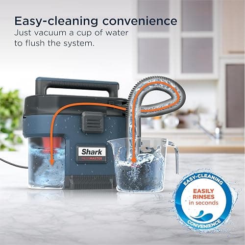 Shark VS101 MessMaster Portable Wet Dry Vacuum, 1 Gallon Capacity, Corded, Perfect for Pets & Cars, AnyBag Tech, Self-Cleaning, Ultra-Powerful Suction for Tough Wet & Dry Messes, Blue thumbnail 11