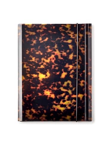 kate spade new york Set of 6 File Folders, Tortoise Shell | Pack of Standard Size Plastic, Durable, Thick Document Organizers with Tabs for Cute Office Decor and Organization thumbnail 6