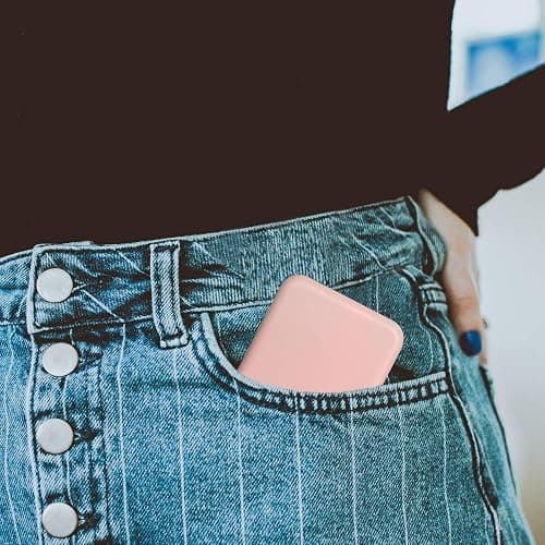 Kintion Pocket Mirror, 1X/3X Magnification LED Compact Travel Makeup Mirror with Light for Purse, 2-Sided, Portable, Folding, Handheld, Small Lighted Mirror for Gift, Pink thumbnail 3