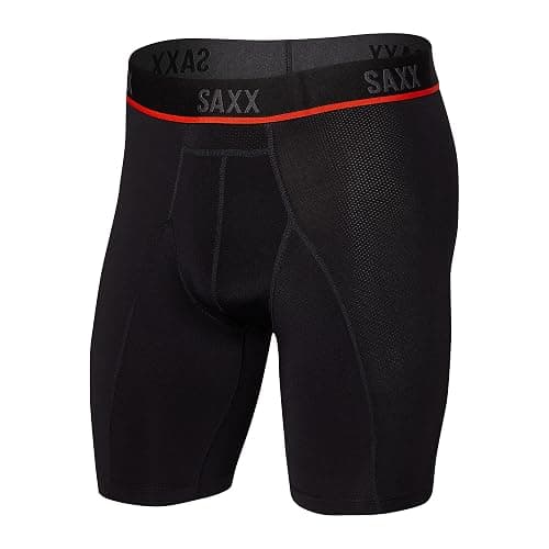 SAXX Underwear Co. Men's Underwear with Pouch Kinetic Light-Compression Mesh Long Leg - Image 1