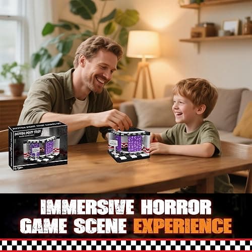 Five Nights Pirate Stage Pizzeria Cove Building Blocks Set, Monster Classic Horror Game Halloween Creative Festival Bricks Kit Toys Gifts Merch, Suitable for Fans Boys Girls Kids thumbnail 5