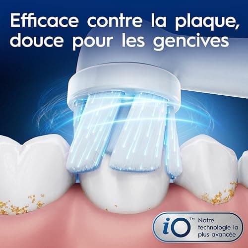 Oral-B iO2 Electric Toothbrush, for an Easy Switch to Electric, White, iO Series 2 Starter Kit with 1 Toothbrush and 2 Brush Heads thumbnail 2