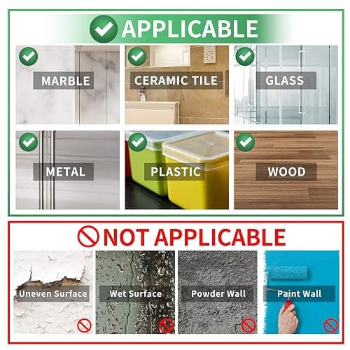 EZlifego Double Sided Tape Heavy Duty(Extra Large 16.5FT), Nano Adhesive Mounting Tape Wall Decor,Sticky Picture Hanging Adhesive Strips Poster Tape thumbnail 6