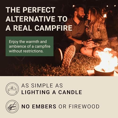 Radiate XL Portable Campfire As Seen On Shark Tank - Made in USA - Up to 2 Hours of Burn Time - Reusable Travel Fire Pit for Camping, Beach, Patio - Portable Fire Pit (Eucalyptus Scent) thumbnail 5