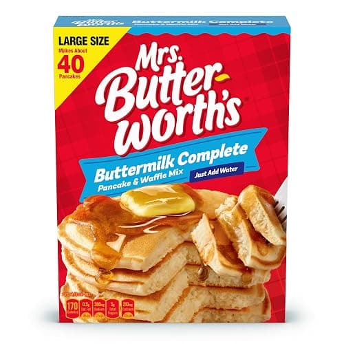 Mrs. Butterworth's Complete Buttermilk Pancake and Waffle Mix, 32 oz - Image 1