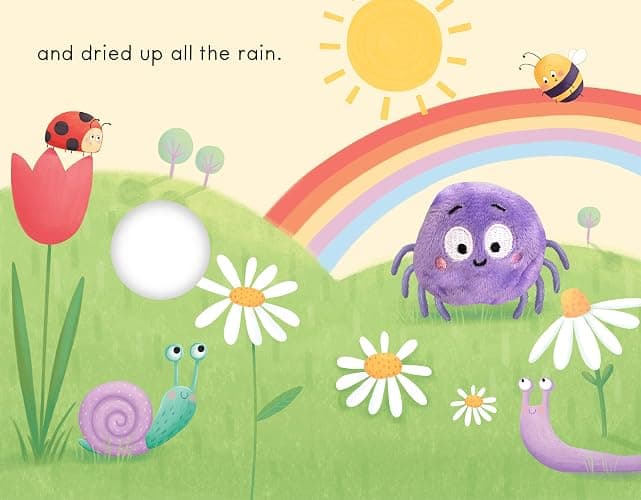 Itsy Bitsy Spider - Children's Finger Puppet Board Book (Finger Puppet Storybooks for Babies & Toddlers) thumbnail 7