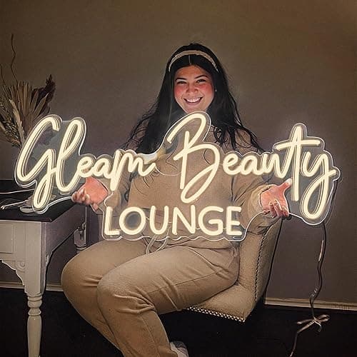 Custom Business Neon Sign，LED Neon lights Professional customized, Custom Neon Signs Personalized for Studio Office Storefront Logo Gym Restaurant Store Hotel Bar Salon Beauty Nail Shop Party Prom - Image 1