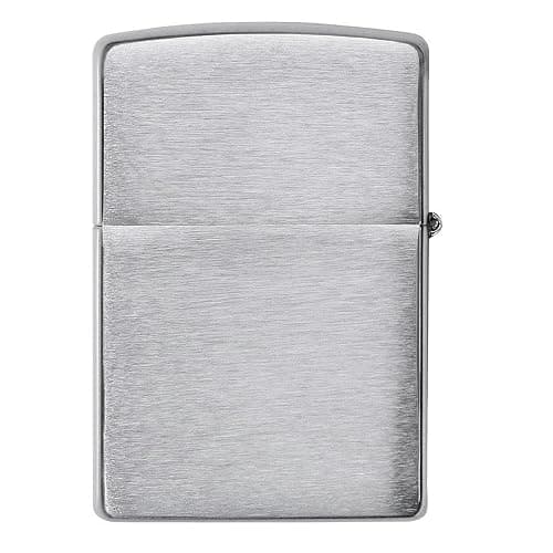 Zippo Classic Brushed Chrome Pocket Lighter - Windproof & Refillable Flip-Top Metal Lighter - Everyday Use Pocket Lighters - Luxury Lighters Made in USA thumbnail 5