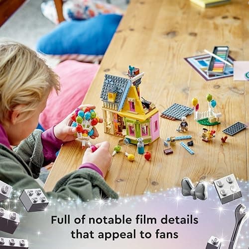 LEGO Disney and Pixar ‘Up’ House Disney 100 Celebration Classic Building Toy Set for Kids and Movie Fans Ages 9 and Up, A Fun Gift for Disney Fans and Anyone Who Loves Creative Play, 43217 thumbnail 3