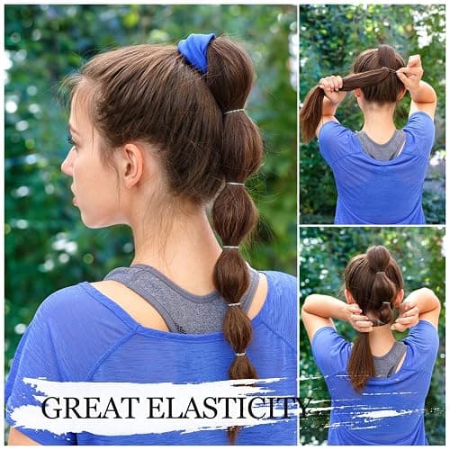 KANPRINCESS 1000PCS Hair Rubber Bands(clear) thumbnail 4