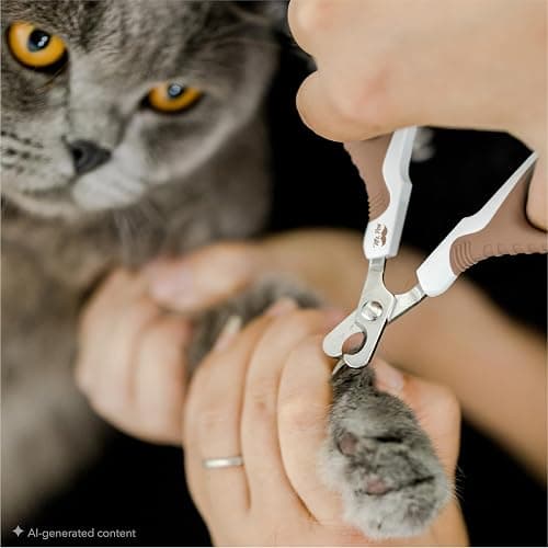Mr. Pen- Cat Nail Clipper, Stainless Steel | Professional Sharp Cat Claw Trimmer for Small and Medium Cats, Pet Nail Clipper with Sturdy Non Slip Handle thumbnail 5