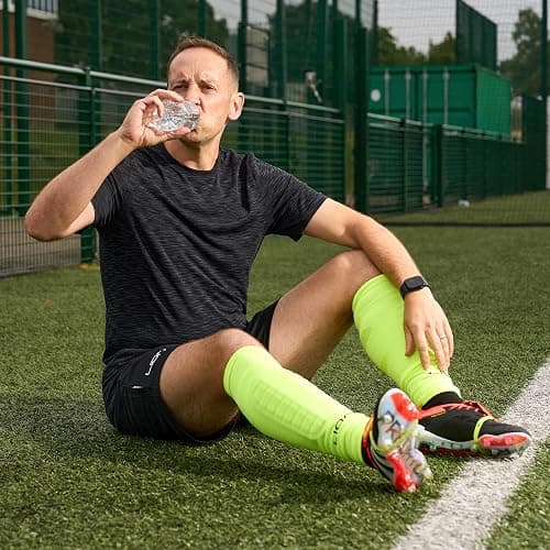 LION SPORTSWEAR Football Sock Sleeves To Accompany Grip Socks - Fits Over Calf/Shin Pads - Variety Of Colors To Match Your Team Kit thumbnail 5