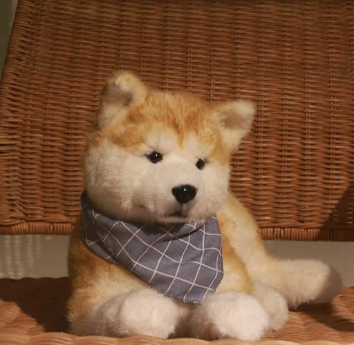 Chongker Dog Stuffed Animals Shiba Inu Dog Plush - Handmade Realistic Toy,Cuddly Plush Puppy Companion Pet - Image 1