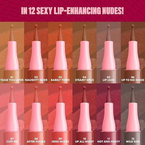 NYX PROFESSIONAL MAKEUP Lip Lingerie Liner Stain, Seamless Make Up with All-Day Color, Waterproof Lip Stain Finish - Up All Night (Black Cherry) thumbnail 10