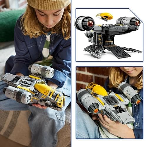 LEGO Star Wars The Razor Crest 75447 | Toys for 10+ Year Old Boys, The Mandalorian & Grogu Model Kit, 4 Minifigures, Grogu Figure, Birthday Gift, 930 Pieces thumbnail 4