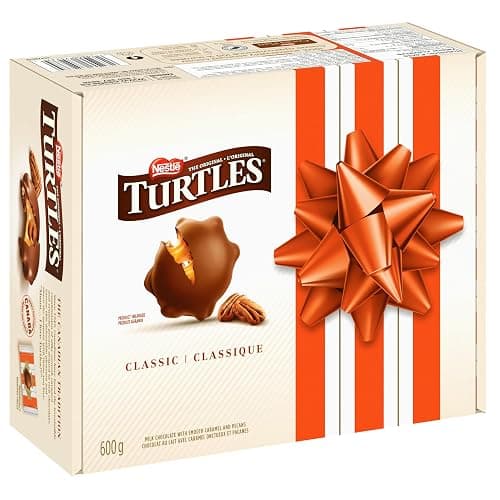 TURTLES Gift Box, Smooth Caramel & Crunchy Pecans Draped In Rich Chocolate, Prepared In Canada, Gluten-Free, 600 g thumbnail 10