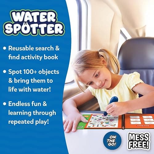 Skillmatics Reusable Search & Find Book - Water Spotter, Mess-Free, Fun Learning Activity, Animals, Travel Toy, Valentine’s Day Gifts for Boys & Girls Ages 4, 5, 6, 7, 8 thumbnail 2