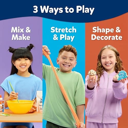 Elmer’s Stretch 'N Create Dough Kit, 3 Ways to Play, Snack Shack Kit, 9 Count - Perfect for Birthday Party Gift, School Classroom Activity, Kids Craft Summer Fun thumbnail 4