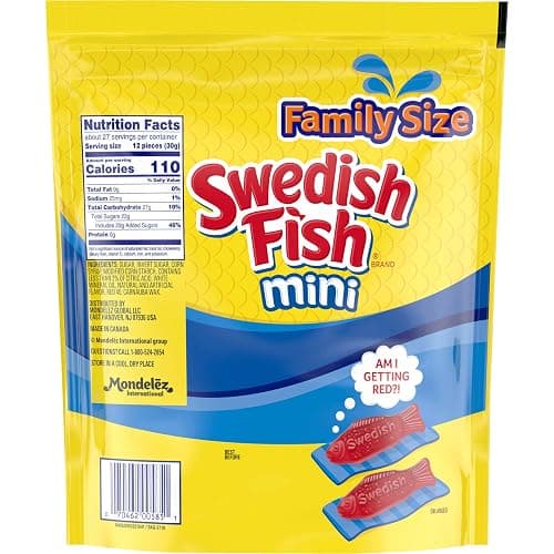 SWEDISH FISH Mini Soft & Chewy Candy, Bulk Candy, Family Size, 1.8 lb thumbnail 16