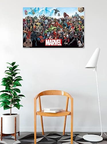 Trends International Marvel Comics The Lineup Wall Poster 22.375" x 34" for Playroom thumbnail 2